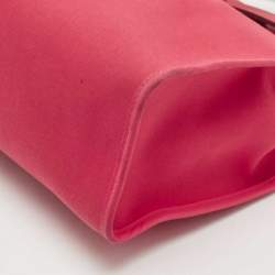 Pre Owned Hermes Rose Extreme/Rouge Venetian/Rouge Piment Toile Militaire and Vache Hunter Herbag 31 Bag