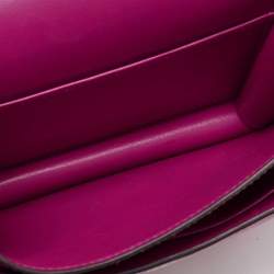 Hermes Rose Pourpre Epsom Leather Palladium Finish Constance 18 Mini Bag