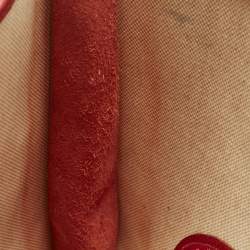 مملوكة مسبقًا حقيبة هيرمس إيفلين I جي إم كانفاس ومغلف بالجلد إكرو/روج للكتف