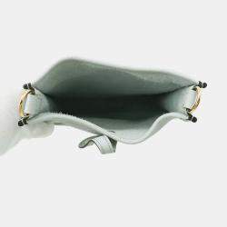 Hermes Blue Pale/Etain Taurillon Clemence TPM Evelyne Amazon Bag