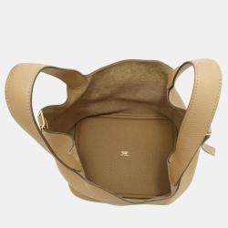 Hermes Biscuit Taurillon Clemence Picotin Lock 22 Bag