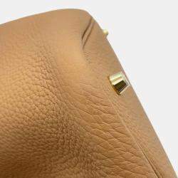 Hermes Biscuit Taurillon Clemence Picotin Lock 22 Bag