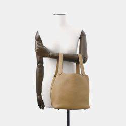 Hermes Biscuit Taurillon Clemence Picotin Lock 22 Bag