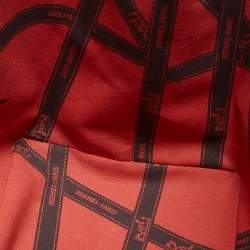 Pre Owned Hermès Ecru/Noir Toile and Buffalo Skipper Leather Garden Party 36 Bag