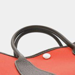 Hermes Orange and Olive Green Garden Party TPM Handbag