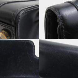 Hermes Black Leather Box Drag 27 Handbag