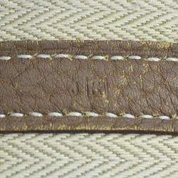 Pre Owned Hermes Etoupe Leather Garden Party 36 Tote Bag