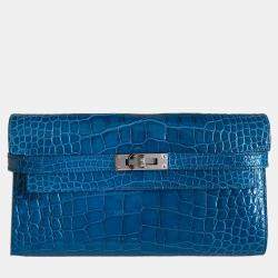 Hermes Alligator Kelly Wallet