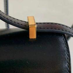 Pre Owned Hermes Black Box Leather Constance 19 Bag