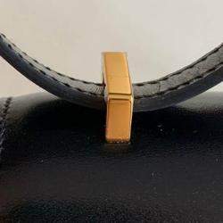 Pre Owned Hermes Black Box Leather Constance 19 Bag