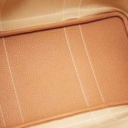 مملوكة مسبقًا Hermes Trench/Gold Toile H and Negonda Leather Garden Party 36 Bag