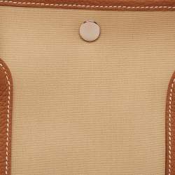 مملوكة مسبقًا Hermes Trench/Gold Toile H and Negonda Leather Garden Party 36 Bag