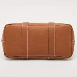 مملوكة مسبقًا Hermes Trench/Gold Toile H and Negonda Leather Garden Party 36 Bag