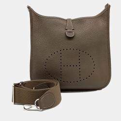 Hermes Brown Leather Evelyn 29 bag