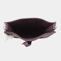Hermes Cassis/Rouge Grenat Taurillon Clemence Evelyne Amazon TPM Shoulder Bag