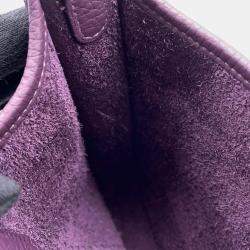 Hermes Cassis/Rouge Grenat Taurillon Clemence Evelyne Amazon TPM Shoulder Bag