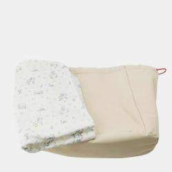 Hermes Gris Pale/Navy Toile H Tote Bag