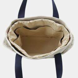 Hermes Gris Pale/Navy Toile H Tote Bag