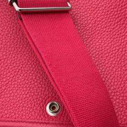 Hermes Rose Extreme Taurillon Clemence Evelyne 29 Shoulder Bag