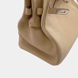 Hermes Trench Togo Leather Birkin 35 Tote Bag