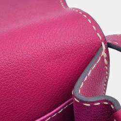 Hermes Rose Purple Evercolor Roulis 23 Shoulder Bag