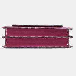 Hermes Rose Purple Evercolor Roulis 23 Shoulder Bag