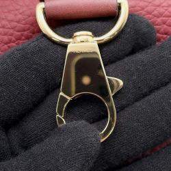 Pre Owned Hermes Petit Arson Rouge H Togo Leather Bag