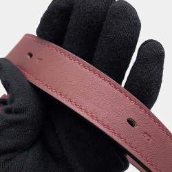 Pre Owned Hermes Petit Arson Rouge H Togo Leather Bag