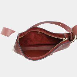 Pre Owned Hermes Petit Arson Rouge H Togo Leather Bag