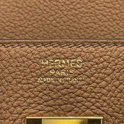  Hermes Biscuit Togo Leather Gold Finished Birkin 30