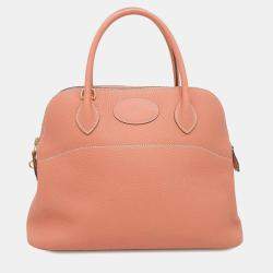 Hermes Crevette Taurillon Clemence Bolide 31 Handbag 