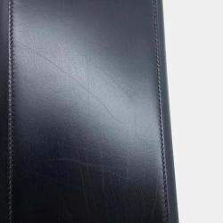 Hermes Black Box Calf Leather Kelly Sellier 28 Handbag 