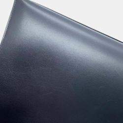 Hermes Black Box Calf Leather Kelly Sellier 28 Handbag 