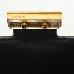 Pre Owned Hermes Black Crocodile Porosus Constance Gold Finish Constance 18 Bag