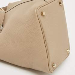 مملوكة مسبقًا Hermes Beige Marfa Taurillon Clemence Leather Picotin Lock 18 Bag