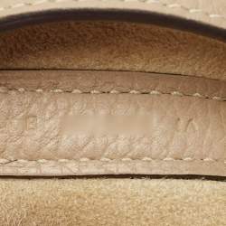 مملوكة مسبقًا Hermes Beige Marfa Taurillon Clemence Leather Picotin Lock 18 Bag