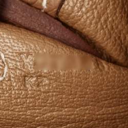 Hermes Gold Togo Leather Gold Finish Kelly Retourne 25 Bag