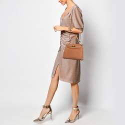 Hermes Gold Togo Leather Gold Finish Kelly Retourne 25 Bag
