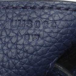 Hermes Blue de Prusse Togo Leather Palladium Finish HAC Birkin 40 Bag