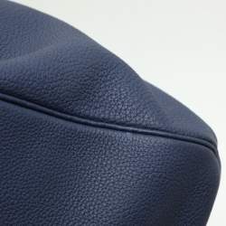 Hermes Blue de Prusse Togo Leather Palladium Finish HAC Birkin 40 Bag