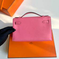 Hermes Lipstick Pink Mini Kelly I Top Handle Bag