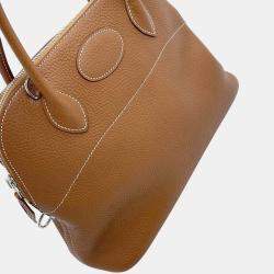 Hermes Bolide Gold Taurillon Clemence Size 31