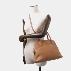 Hermes Bolide Gold Taurillon Clemence Size 31