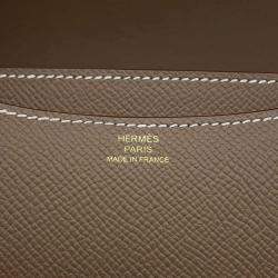 Hermes Etoupe Epsom Leather Constance Mini Shoulder Bag