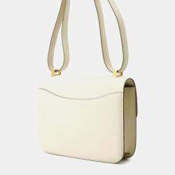Hermes Craie Epsom Leather Constance 24 Shoulder Bag
