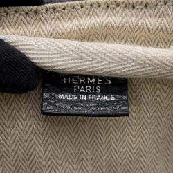 Pre Owned Hermes Black Taurillon Clemence  Victoria 50 Travel Bag 