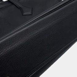 Pre Owned Hermes Black Taurillon Clemence  Victoria 50 Travel Bag 