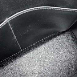 Pre Owned Hermes Black Box Calf Leather Kelly Sellier 28 Tote Bag