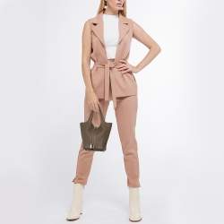 Hermes Etoupe Grey Taurillon Clemence Leather Picotin Lock 18 Bag