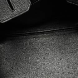 Hermes Noir Togo Leather Gold Finish Birkin 35 Bag